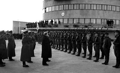 Presidentti Kallio lähdössä Malmilta Tukholmaan anomaan apua Suomelle lokakuussa 1939.